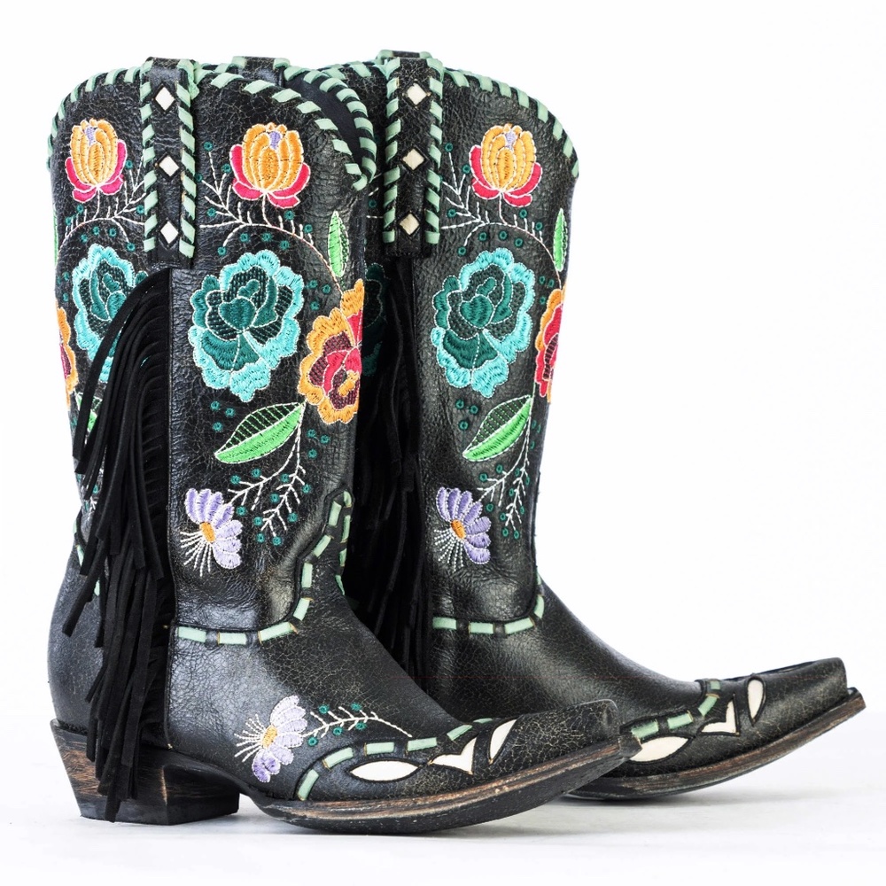 ‼️SOLD‼️DOUBLE D RANCH LILLIE WEST COWGIRL  BOOT SIZE 9.5